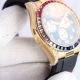 New Gold Rolex Daytona Rainbow Diamond Bezel Black Dial With Diamonds Watch Replica (4)_th.jpg